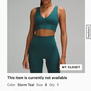 lululemon Align V-Neck Bra, C/D Cup